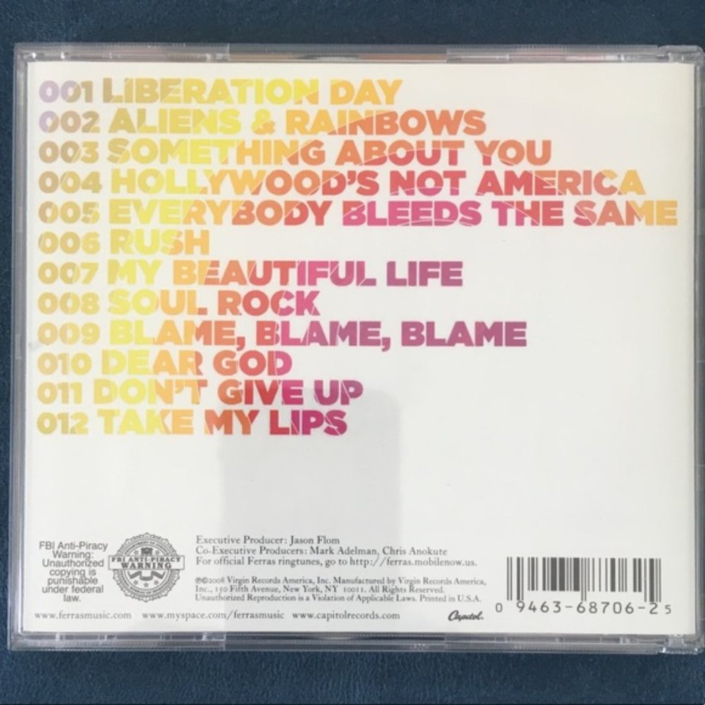 Pop, Rock 5 pc. CD Music Bundle: Plain White T's, American Idol, Ferras, etc - Picture 15 of 16